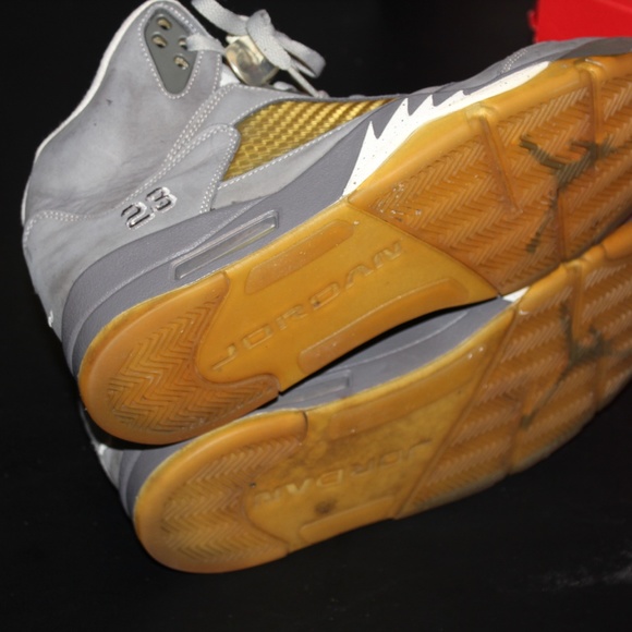 Nike Air Jordan 5 V Retro Wolf Grey 136027-005 - Picture 6 of 8